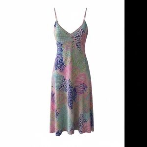 Lilly Pulitzer Multicolor Spaghetti Strap Dress Size Small